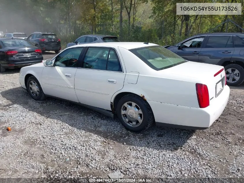 2005 Cadillac Deville Standard VIN: 1G6KD54Y55U173526 Lot: 40474433