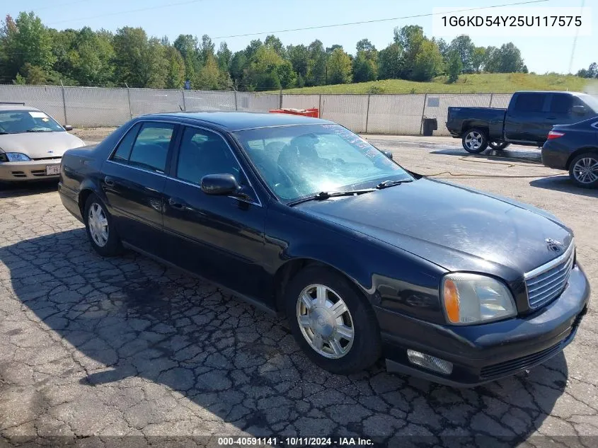 2005 Cadillac Deville Livery VIN: 1G6KD54Y25U117575 Lot: 40591141