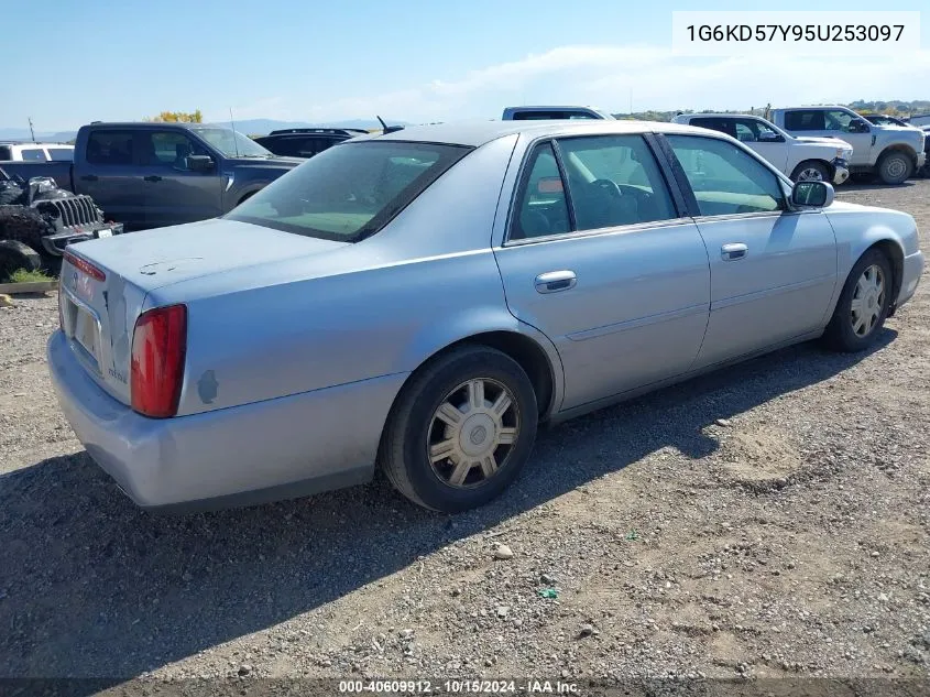 2005 Cadillac Deville Standard VIN: 1G6KD57Y95U253097 Lot: 40609912