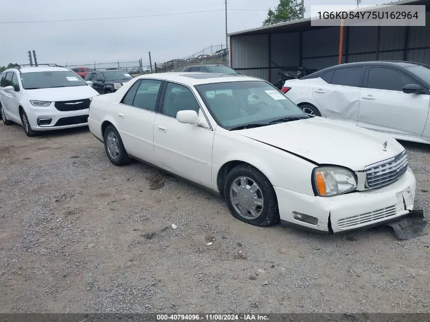 2005 Cadillac Deville Standard VIN: 1G6KD54Y75U162964 Lot: 40794096