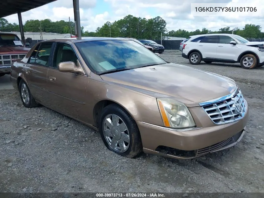 2006 Cadillac Dts Standard VIN: 1G6KD57Y36U101706 Lot: 39973713