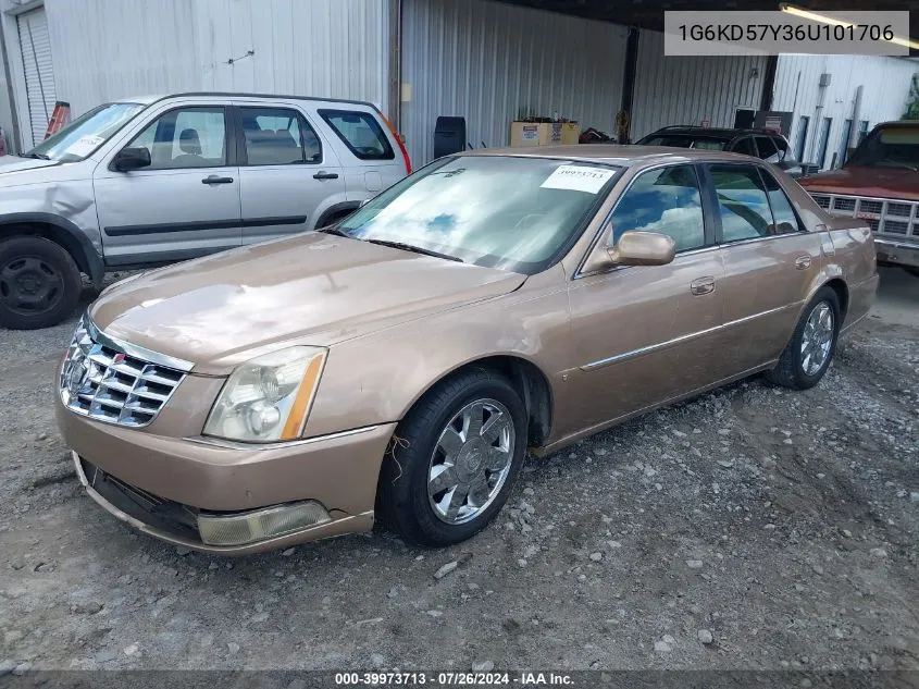 2006 Cadillac Dts Standard VIN: 1G6KD57Y36U101706 Lot: 39973713