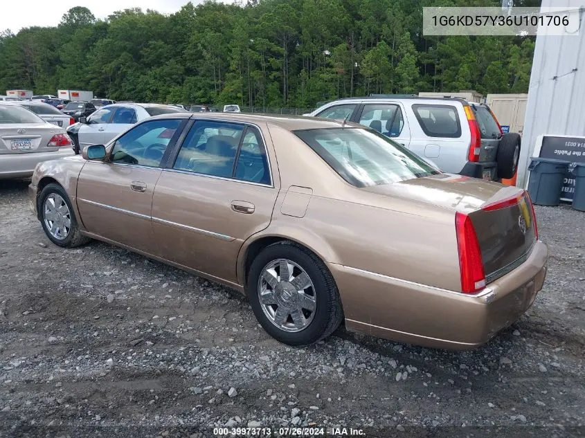 2006 Cadillac Dts Standard VIN: 1G6KD57Y36U101706 Lot: 39973713