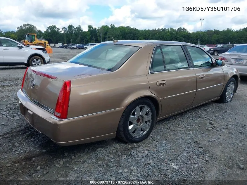 2006 Cadillac Dts Standard VIN: 1G6KD57Y36U101706 Lot: 39973713