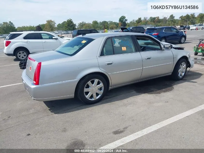 1G6KD57Y86U134586 2006 Cadillac Dts Standard