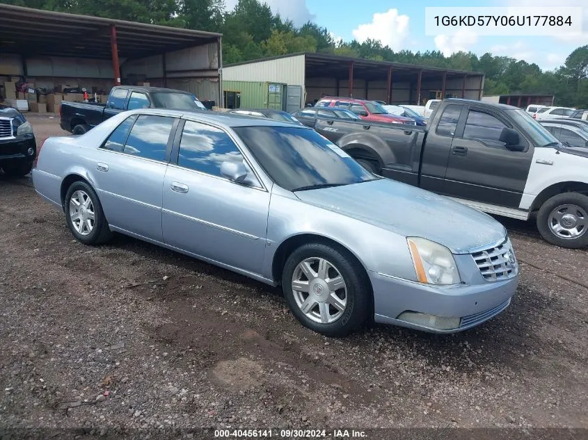 2006 Cadillac Dts Standard VIN: 1G6KD57Y06U177884 Lot: 40456141