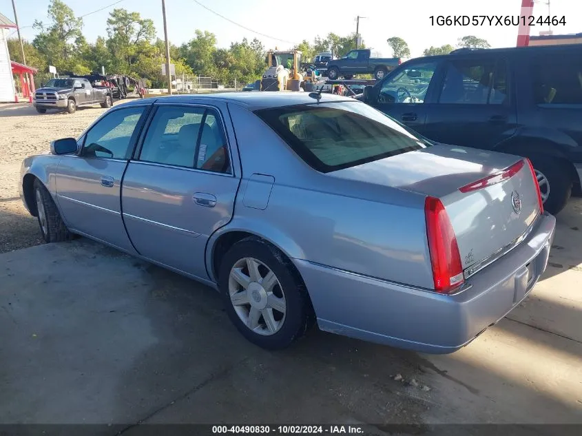 1G6KD57YX6U124464 2006 Cadillac Dts Standard