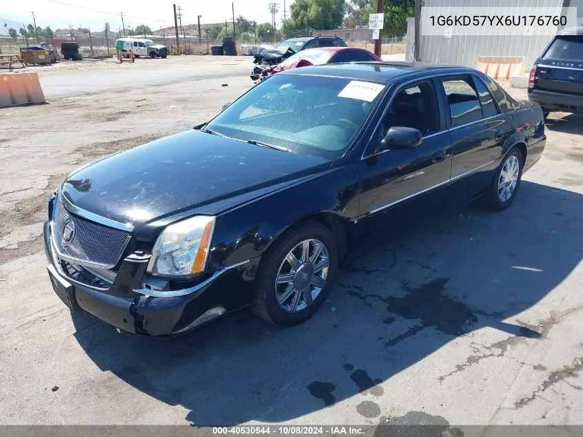 2006 Cadillac Dts Standard VIN: 1G6KD57YX6U176760 Lot: 40530544