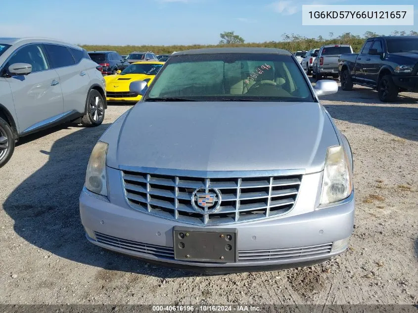 2006 Cadillac Dts Standard VIN: 1G6KD57Y66U121657 Lot: 40616196