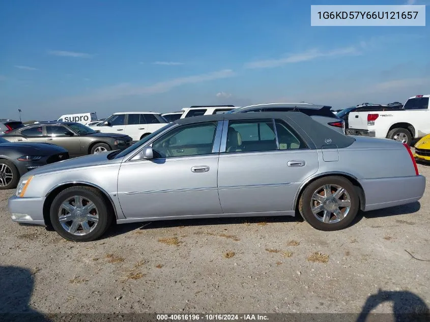 2006 Cadillac Dts Standard VIN: 1G6KD57Y66U121657 Lot: 40616196