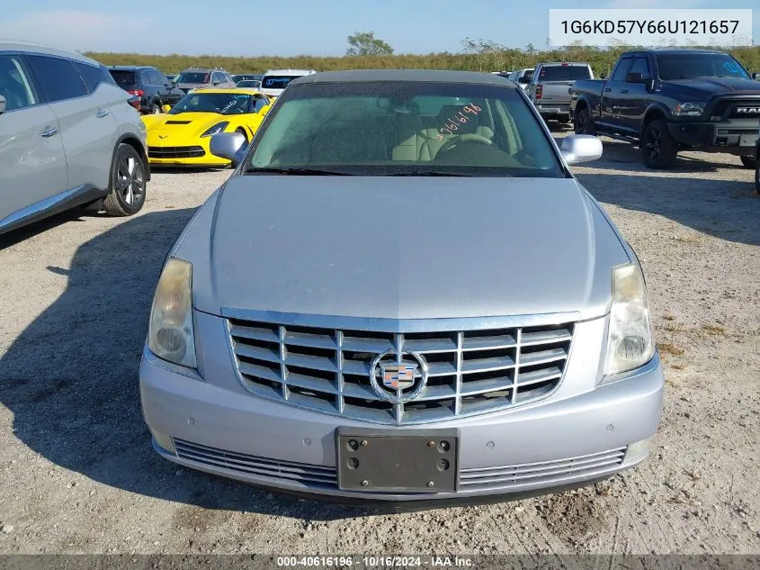 2006 Cadillac Dts Standard VIN: 1G6KD57Y66U121657 Lot: 40616196