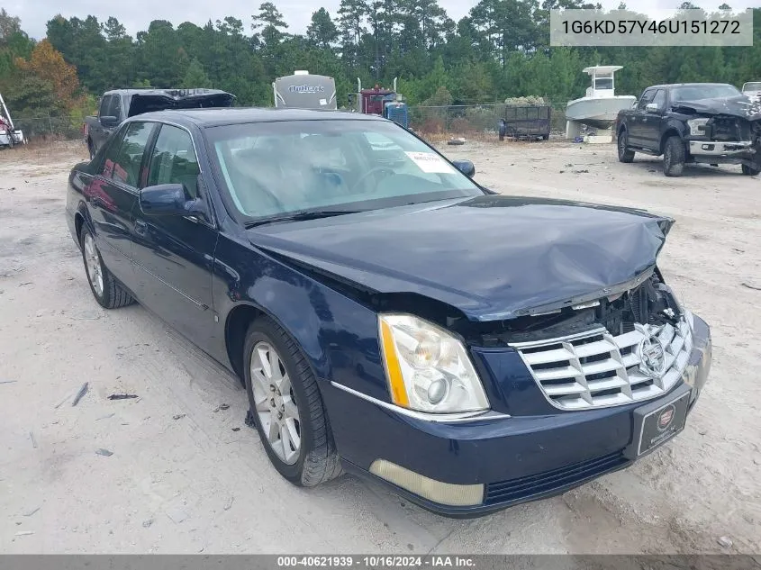 1G6KD57Y46U151272 2006 Cadillac Dts Standard