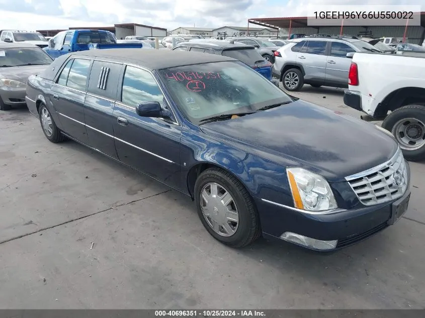 2006 Cadillac Dts Standard VIN: 1GEEH96Y66U550022 Lot: 40696351