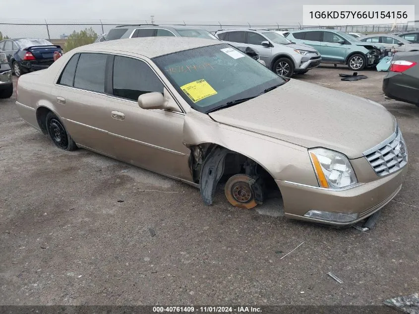 1G6KD57Y66U154156 2006 Cadillac Dts