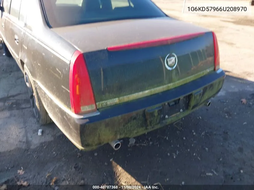 2006 Cadillac Dts Performance VIN: 1G6KD57966U208970 Lot: 40787368