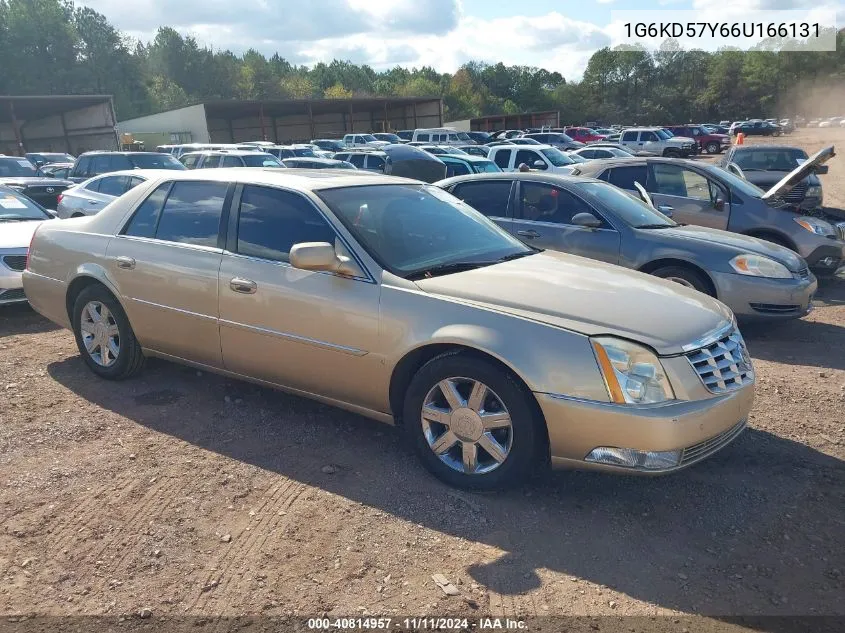 2006 Cadillac Dts Standard VIN: 1G6KD57Y66U166131 Lot: 40814957