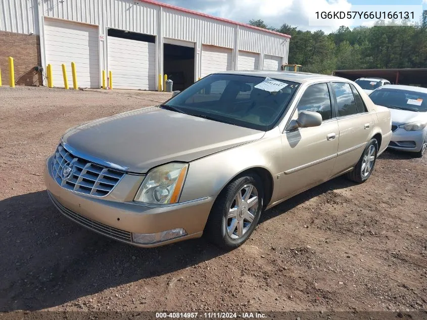 2006 Cadillac Dts Standard VIN: 1G6KD57Y66U166131 Lot: 40814957