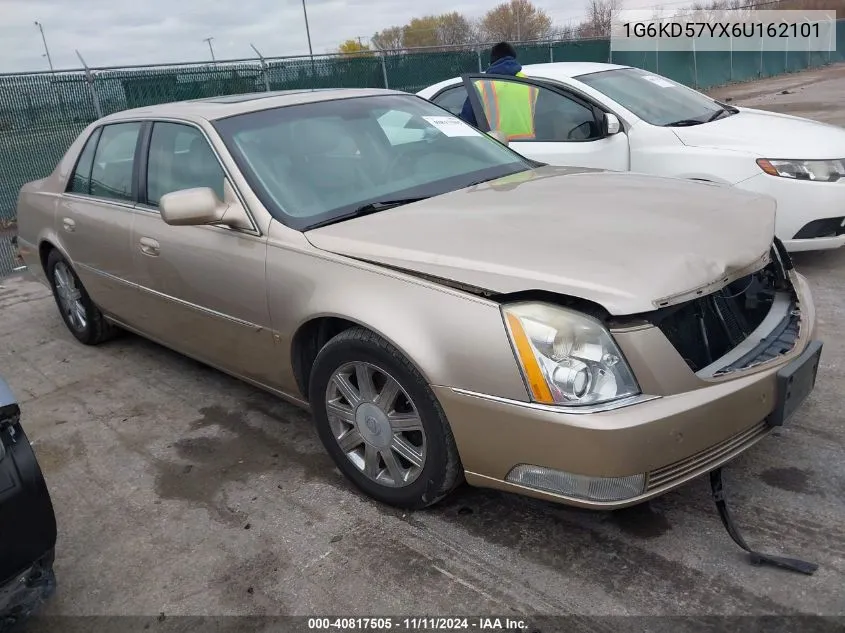 2006 Cadillac Dts VIN: 1G6KD57YX6U162101 Lot: 40817505