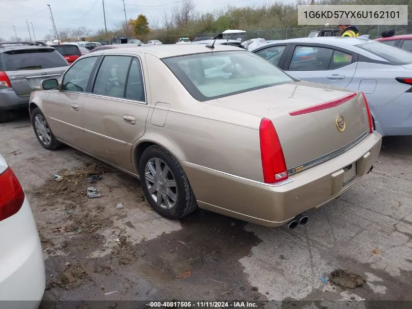 2006 Cadillac Dts VIN: 1G6KD57YX6U162101 Lot: 40817505