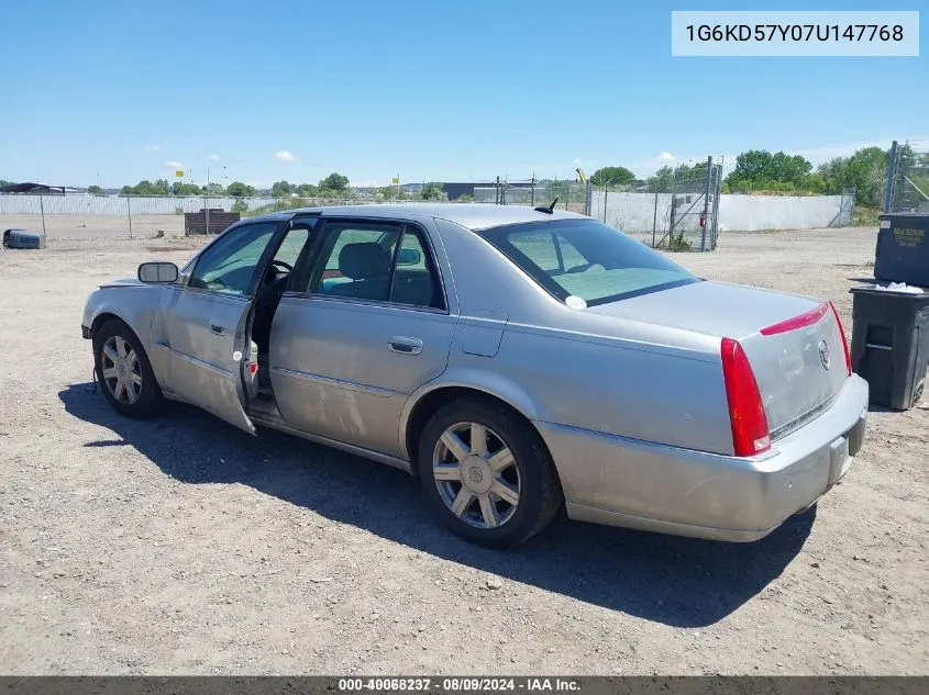 1G6KD57Y07U147768 2007 Cadillac Dts Luxury I