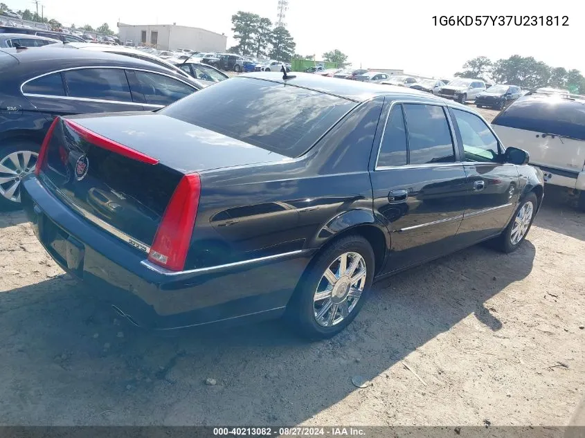 1G6KD57Y37U231812 2007 Cadillac Dts Luxury Ii