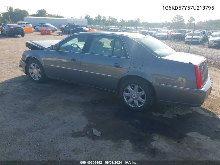 2007 Cadillac Dts Luxury I VIN: 1G6KD57Y57U213795 Lot: 40305652