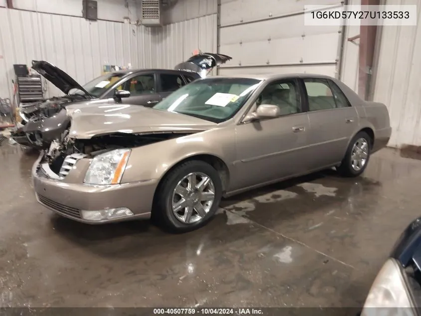 2007 Cadillac Dts Luxury I VIN: 1G6KD57Y27U133533 Lot: 40507759