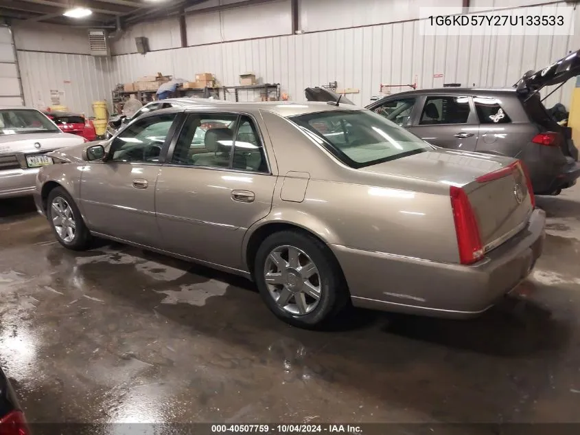 2007 Cadillac Dts Luxury I VIN: 1G6KD57Y27U133533 Lot: 40507759