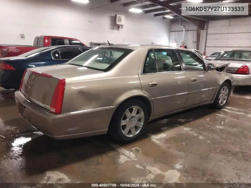 2007 Cadillac Dts Luxury I VIN: 1G6KD57Y27U133533 Lot: 40507759