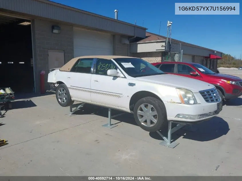 2007 Cadillac Dts Luxury I VIN: 1G6KD57YX7U156994 Lot: 40592714