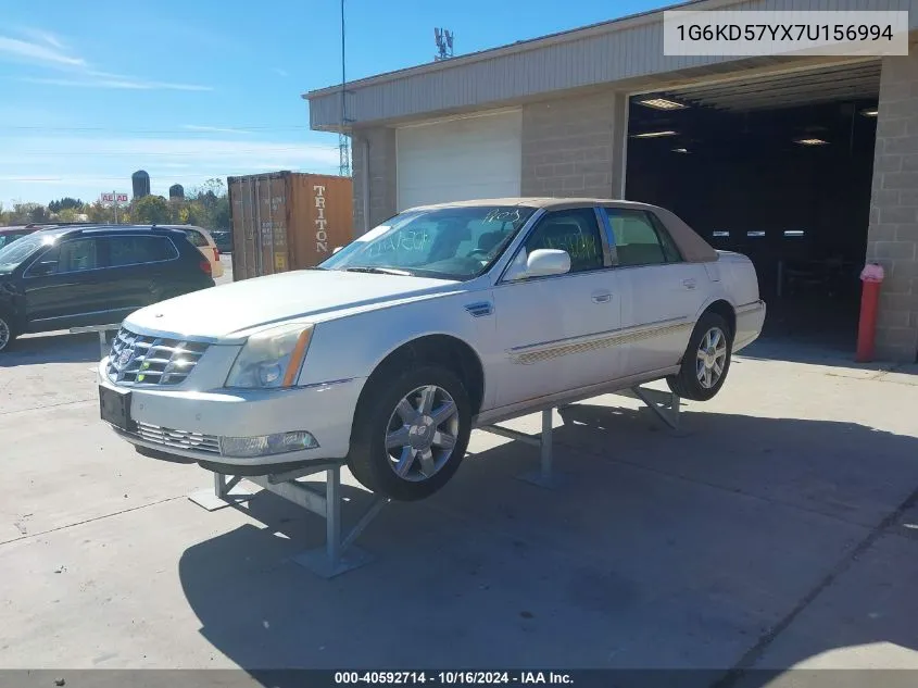 2007 Cadillac Dts Luxury I VIN: 1G6KD57YX7U156994 Lot: 40592714