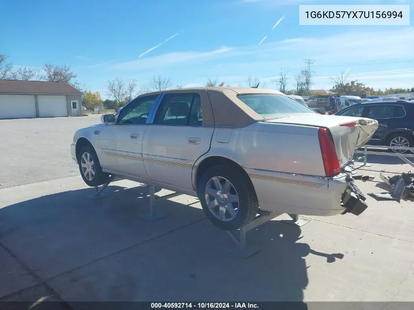 2007 Cadillac Dts Luxury I VIN: 1G6KD57YX7U156994 Lot: 40592714