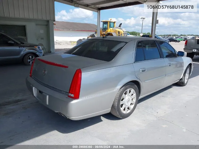 2008 Cadillac Dts 1Sa VIN: 1G6KD57Y68U145878 Lot: 39588360