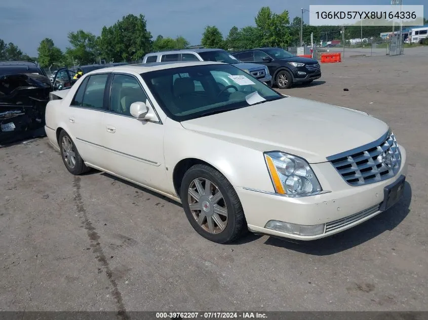 2008 Cadillac Dts 1Sd VIN: 1G6KD57YX8U164336 Lot: 39762207