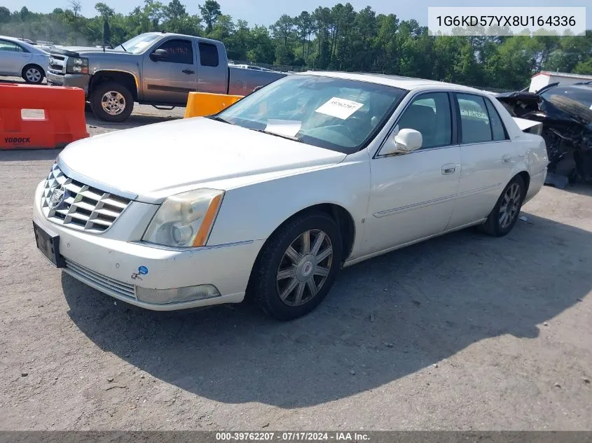 2008 Cadillac Dts 1Sd VIN: 1G6KD57YX8U164336 Lot: 39762207