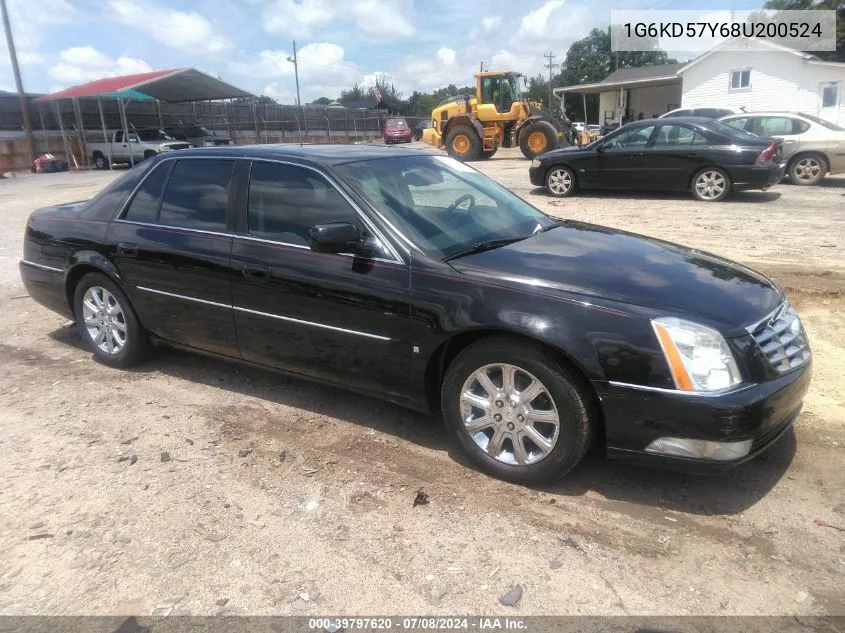 2008 Cadillac Dts 1Sd VIN: 1G6KD57Y68U200524 Lot: 39797620