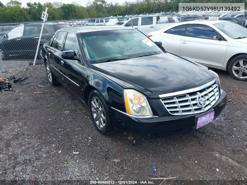 1G6KD57Y98U139492 2008 Cadillac Dts 1Sa