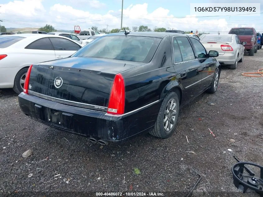 1G6KD57Y98U139492 2008 Cadillac Dts 1Sa