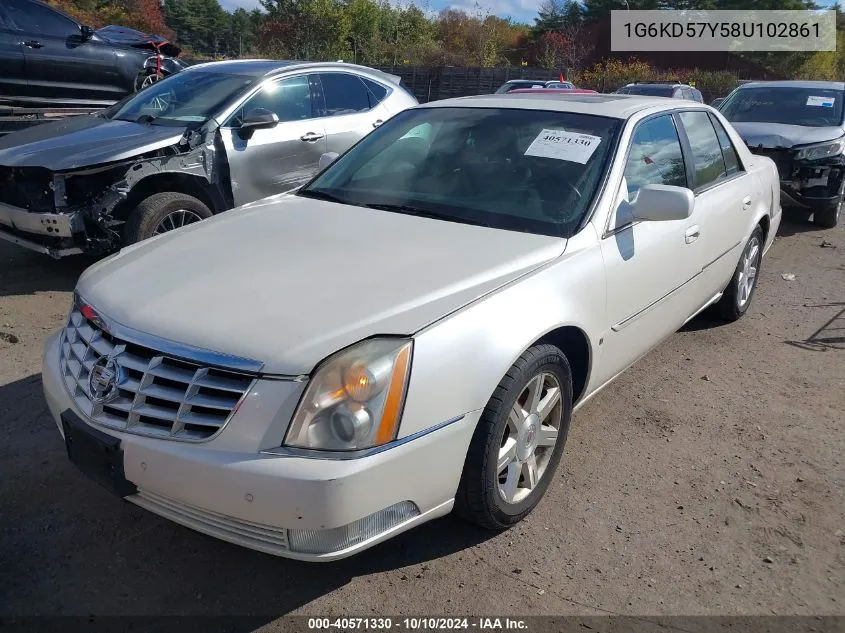 2008 Cadillac Dts 1Sc VIN: 1G6KD57Y58U102861 Lot: 40571330