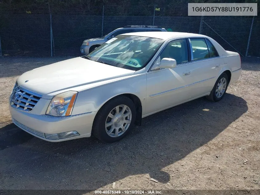 2008 Cadillac Dts 1Sa VIN: 1G6KD57Y88U191776 Lot: 40575349