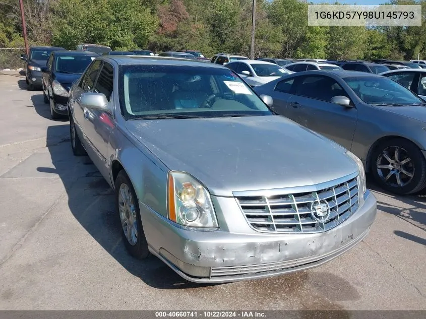 2008 Cadillac Dts 1Sa VIN: 1G6KD57Y98U145793 Lot: 40660741