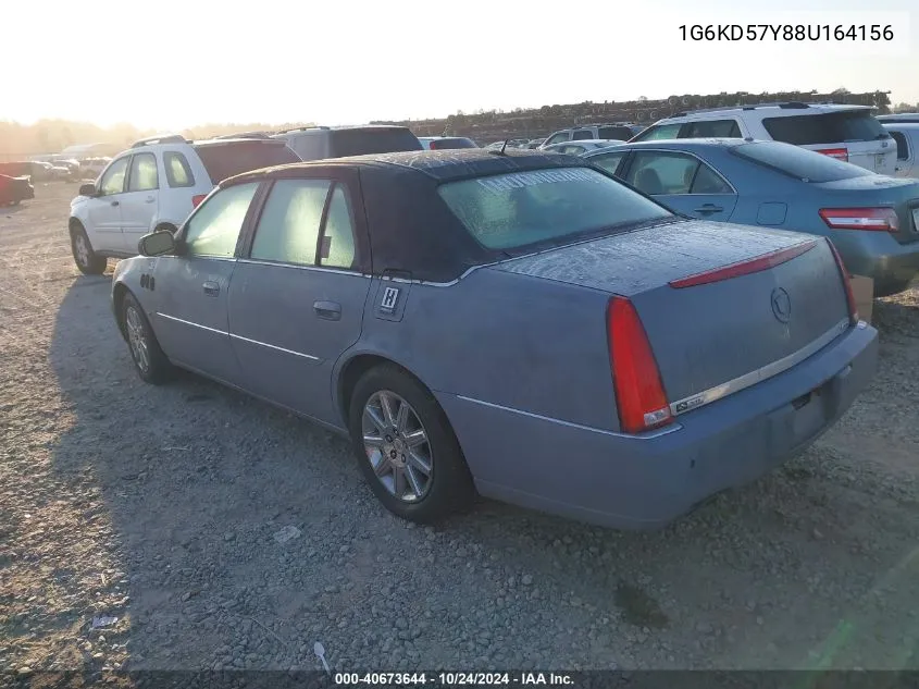 2008 Cadillac Dts 1Sc VIN: 1G6KD57Y88U164156 Lot: 40673644