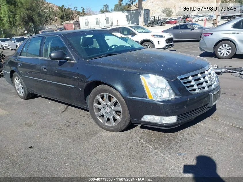 2008 Cadillac Dts 1Sc VIN: 1G6KD57Y98U179846 Lot: 40779358