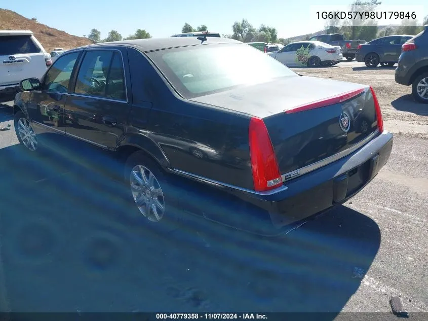 2008 Cadillac Dts 1Sc VIN: 1G6KD57Y98U179846 Lot: 40779358