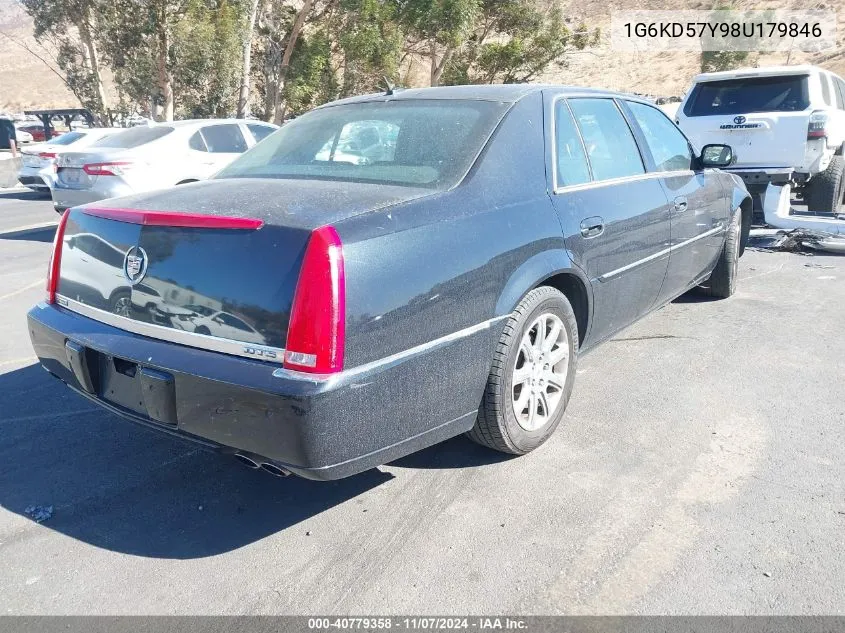 2008 Cadillac Dts 1Sc VIN: 1G6KD57Y98U179846 Lot: 40779358