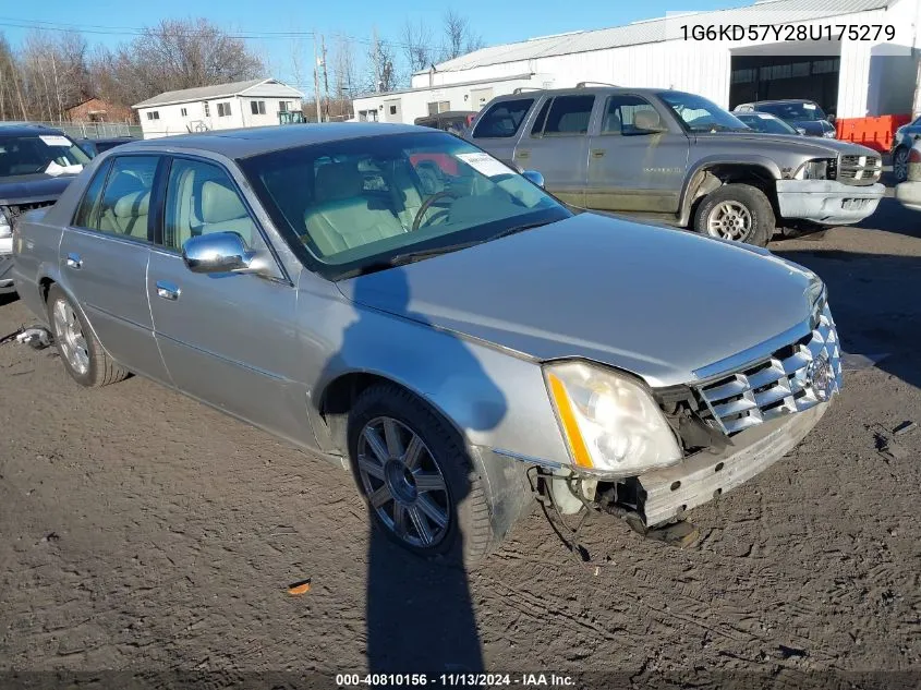 2008 Cadillac Dts 1Sd VIN: 1G6KD57Y28U175279 Lot: 40810156