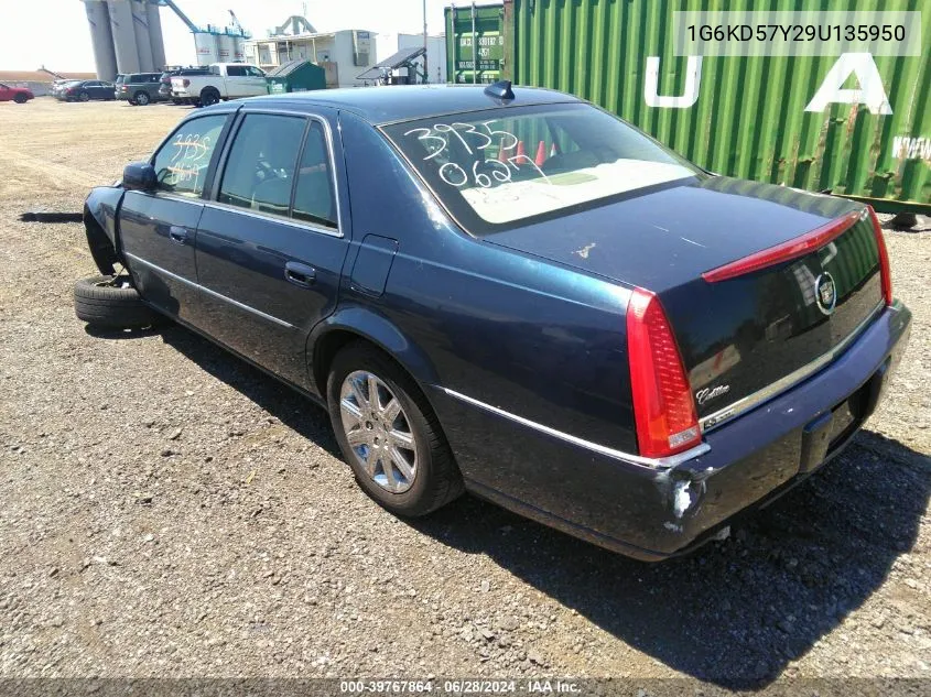 2009 Cadillac Dts 1Sd VIN: 1G6KD57Y29U135950 Lot: 39767864