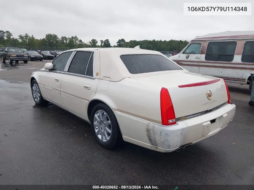 2009 Cadillac Dts 1Sd VIN: 1G6KD57Y79U114348 Lot: 40328652