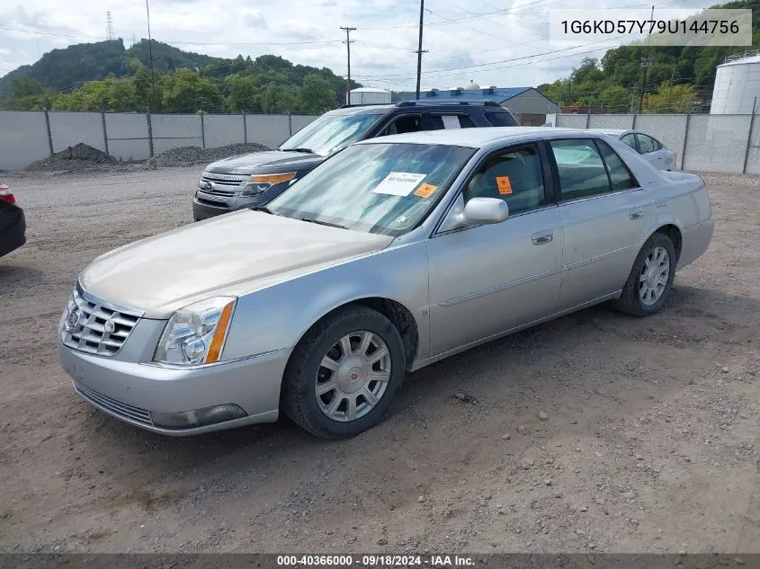 2009 Cadillac Dts 1Sc VIN: 1G6KD57Y79U144756 Lot: 40366000