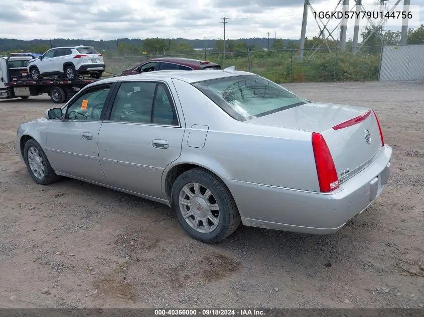 2009 Cadillac Dts 1Sc VIN: 1G6KD57Y79U144756 Lot: 40366000